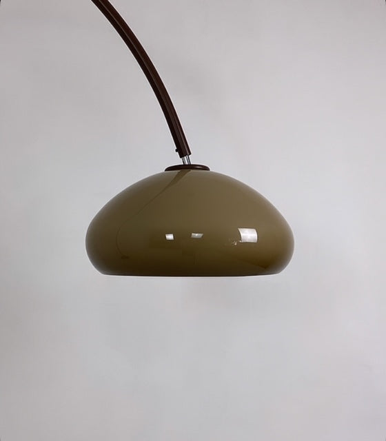 Vintage XXL Arc lamp with mushroom-shaped shade