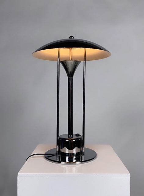 Vintage Chrome Table Lamp by Happy Light