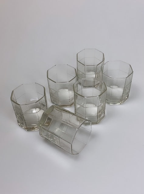 Set of 6 vintage glasses