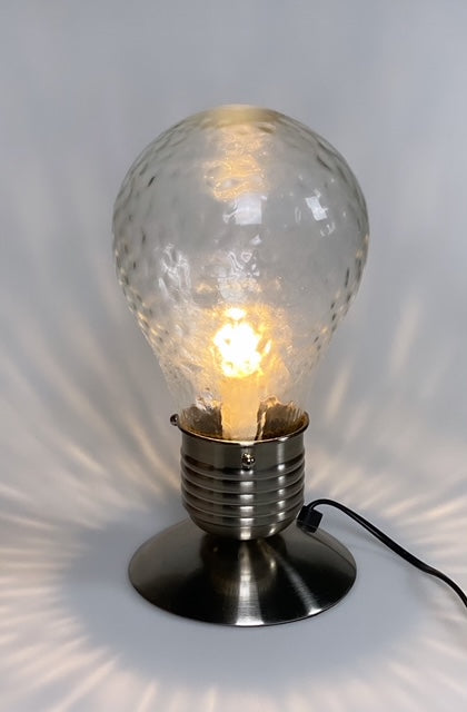 Light bulb table lamp