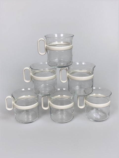 Set of 6 vintage tea glasses