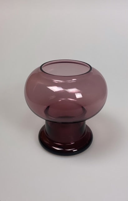 Pink/Purple glass vase