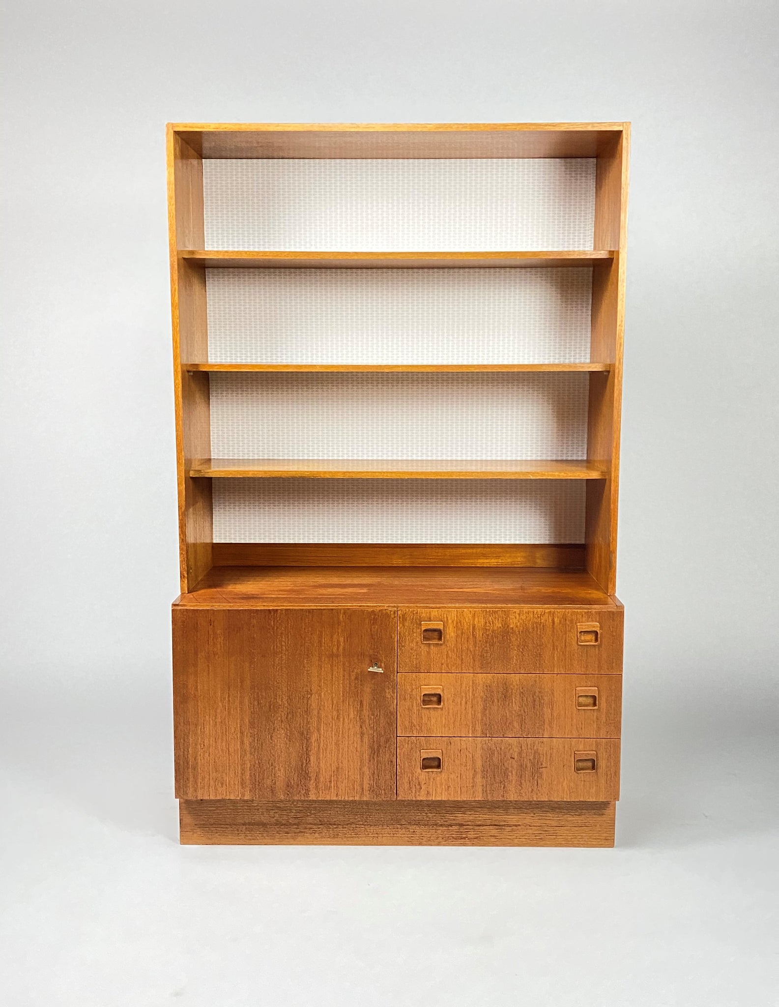 Mid-Century bookcase cabinet