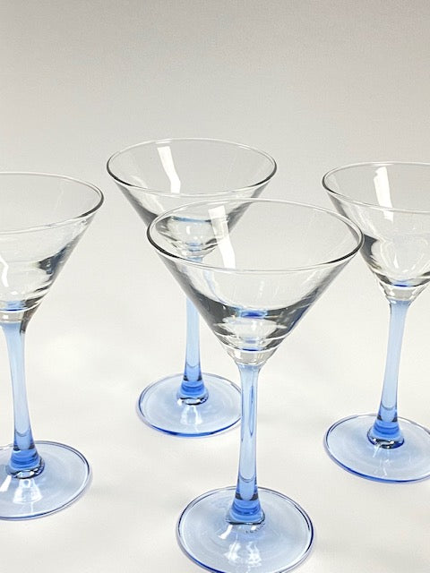 Set of 4 vintage cocktail glasses